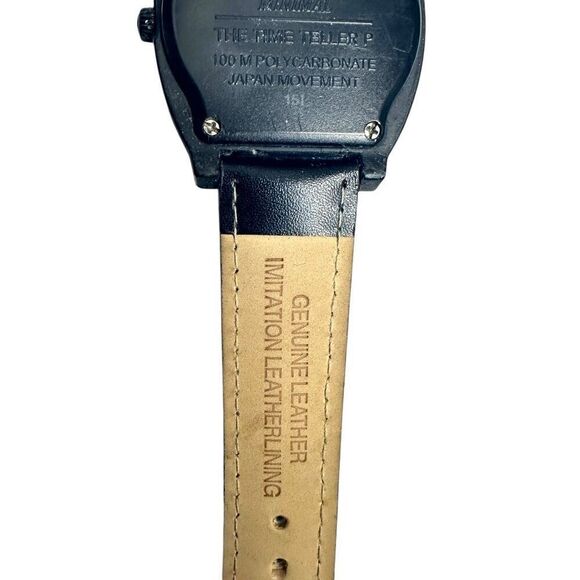 Nixon Minimal The Time Teller Designer 100M Diver Watch Polycarbonate Black Blue - Picture 9 of 9